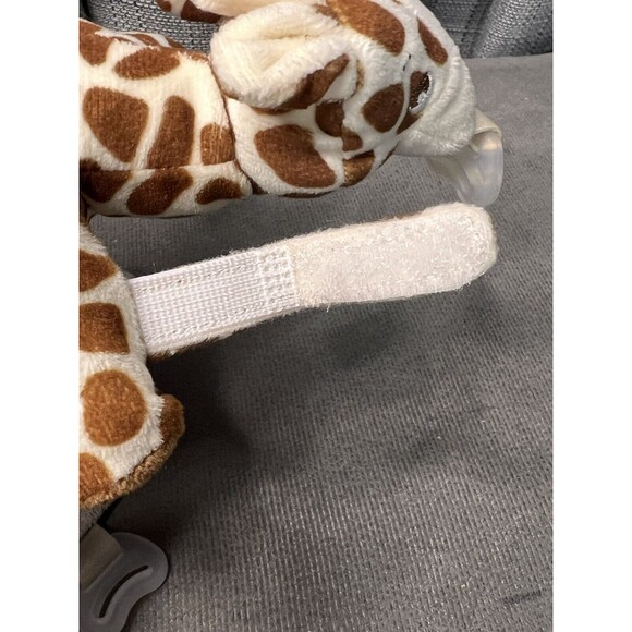 Philips AVENT Snuggle Pacifier Holder Elephant Giraffe Lovey Plush Stuffed Lot - Picture 13 of 14